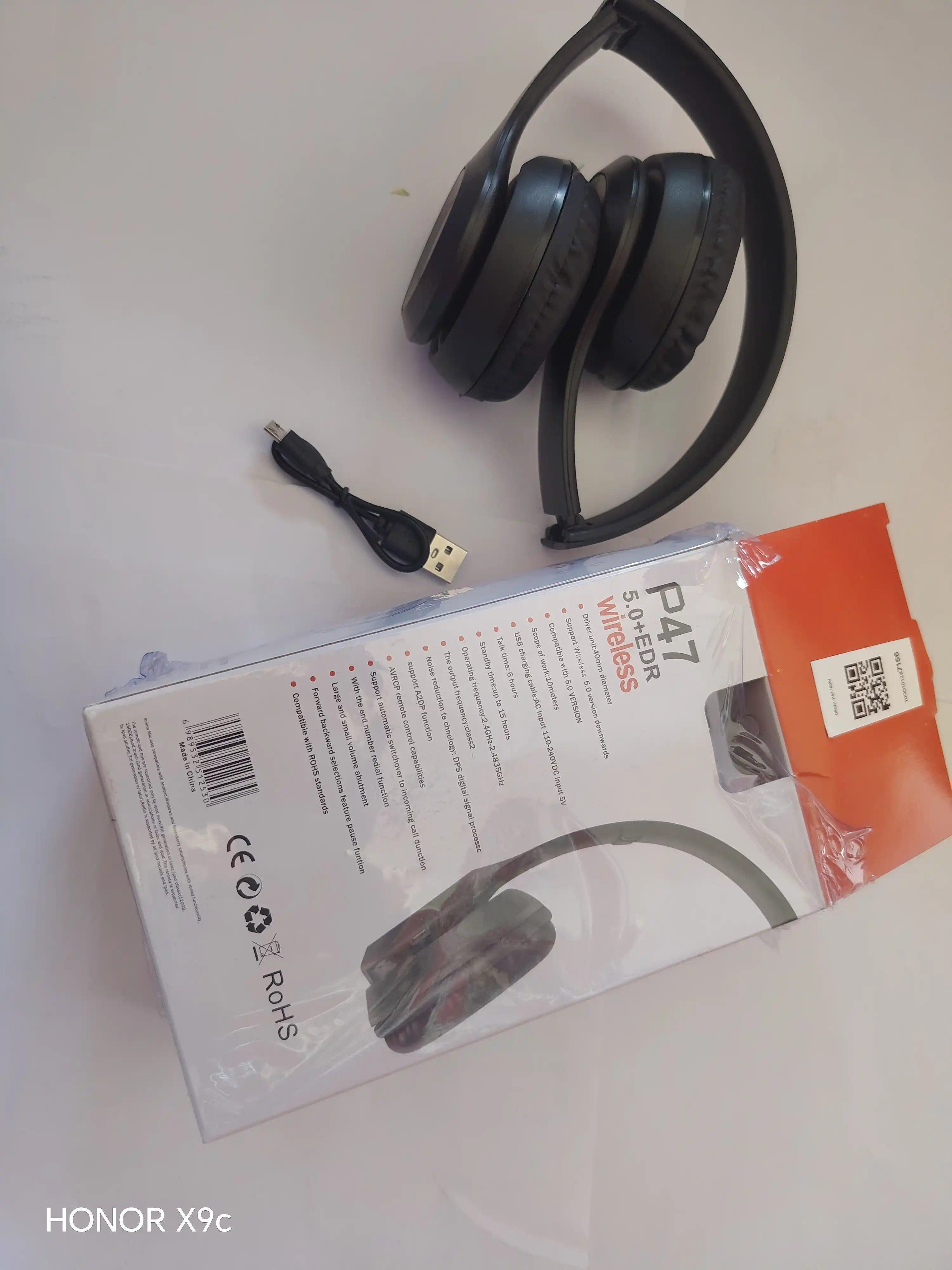 Simsiz quloqchin P47 Bluetooth simsiz quloqliklari sifatli music tinglash uchun