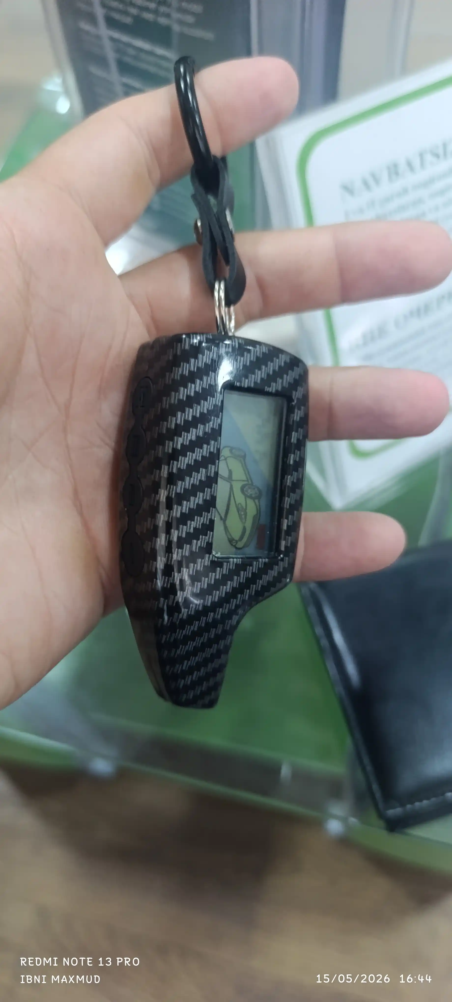 Чехол для автомобильного пульта карбон Magicar 909, 908, 907, 906, 905, 903, 101