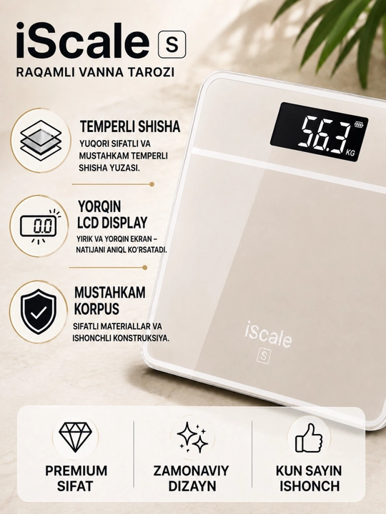 Tana Vazni O‘lchagich Smart Tarozisi