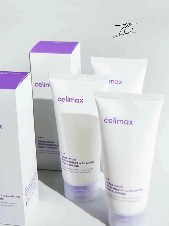 Celimax Centella va Madecassoside bilan pH muvozanatli yuz yuvish ko‘pigi