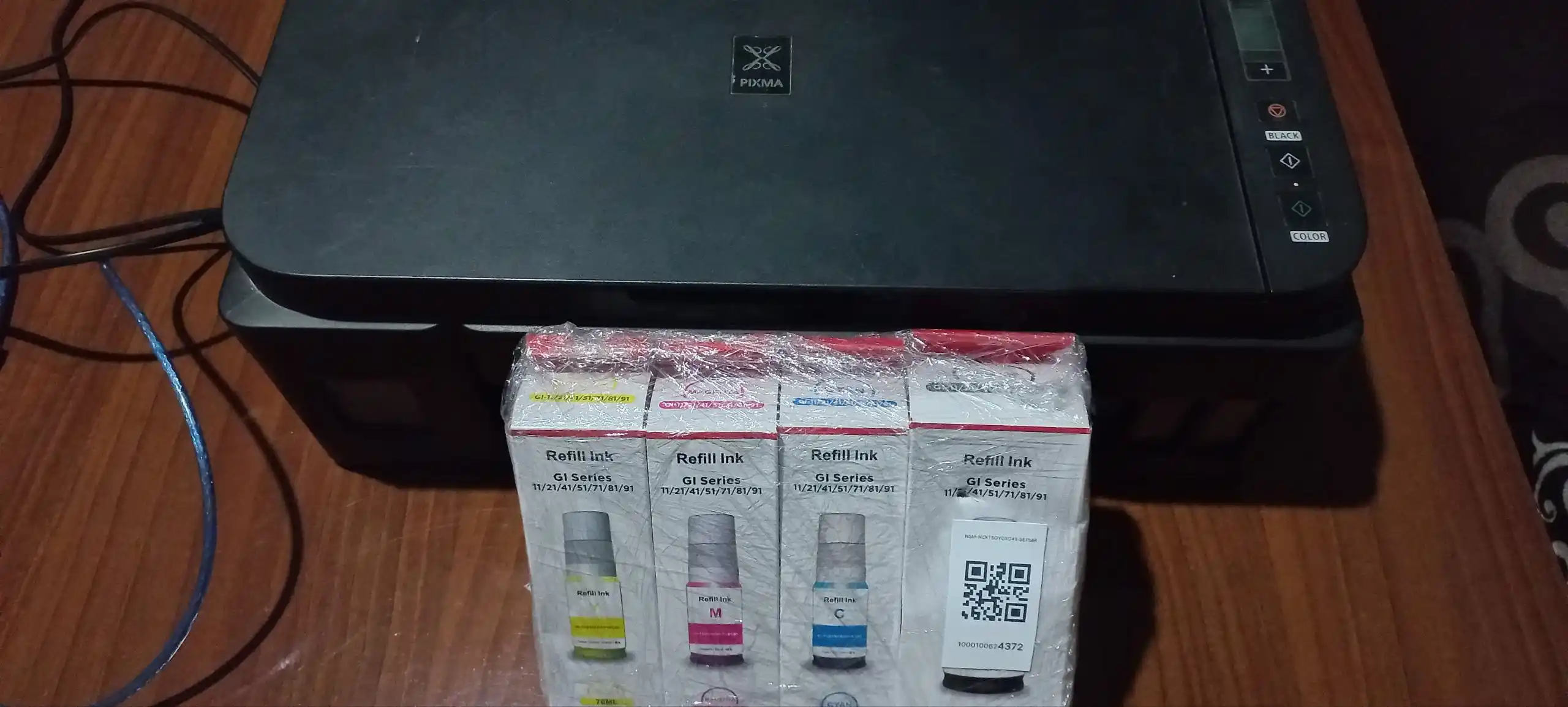 Чернила Canon GI-41 Refill Ink BK C M Y для PIXMA G1420 G2420 G3420 принтеров