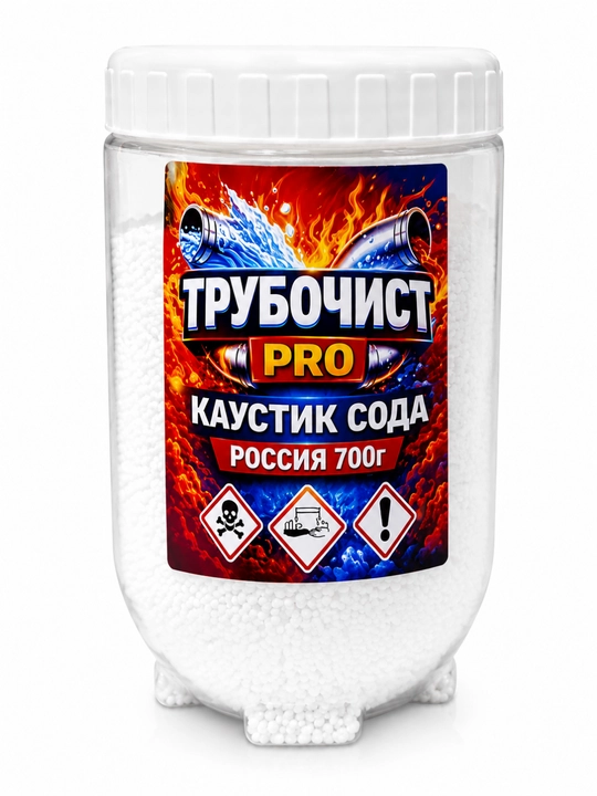 Trubochist PRO kaustik soda granulasi – quvurlarni tozalash vositasi - 