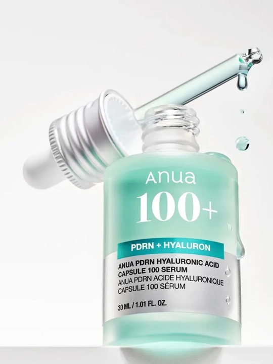 Сыворотка для лица ANUA PDRN 100+ Hyaluron, увлажняющая корейская, 30 мл