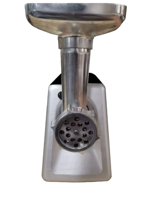 Elektr go'sht qiymalagich Vidarte M01D, 2200 Vt, 1.8 kg/min, revers, kolbasa nasadka, qora