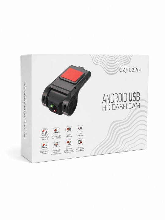 Android USB HD Dash Cam 1080P, видеорегистратор с углом обзора 170°