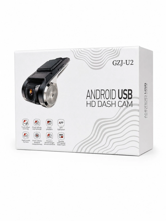 Android USB HD Dash Cam 1080P, видеорегистратор с углом обзора 170°