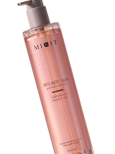 MIXIT Spa Rituals гель для душа Wild Cherry аромат дикой вишни 500 мл