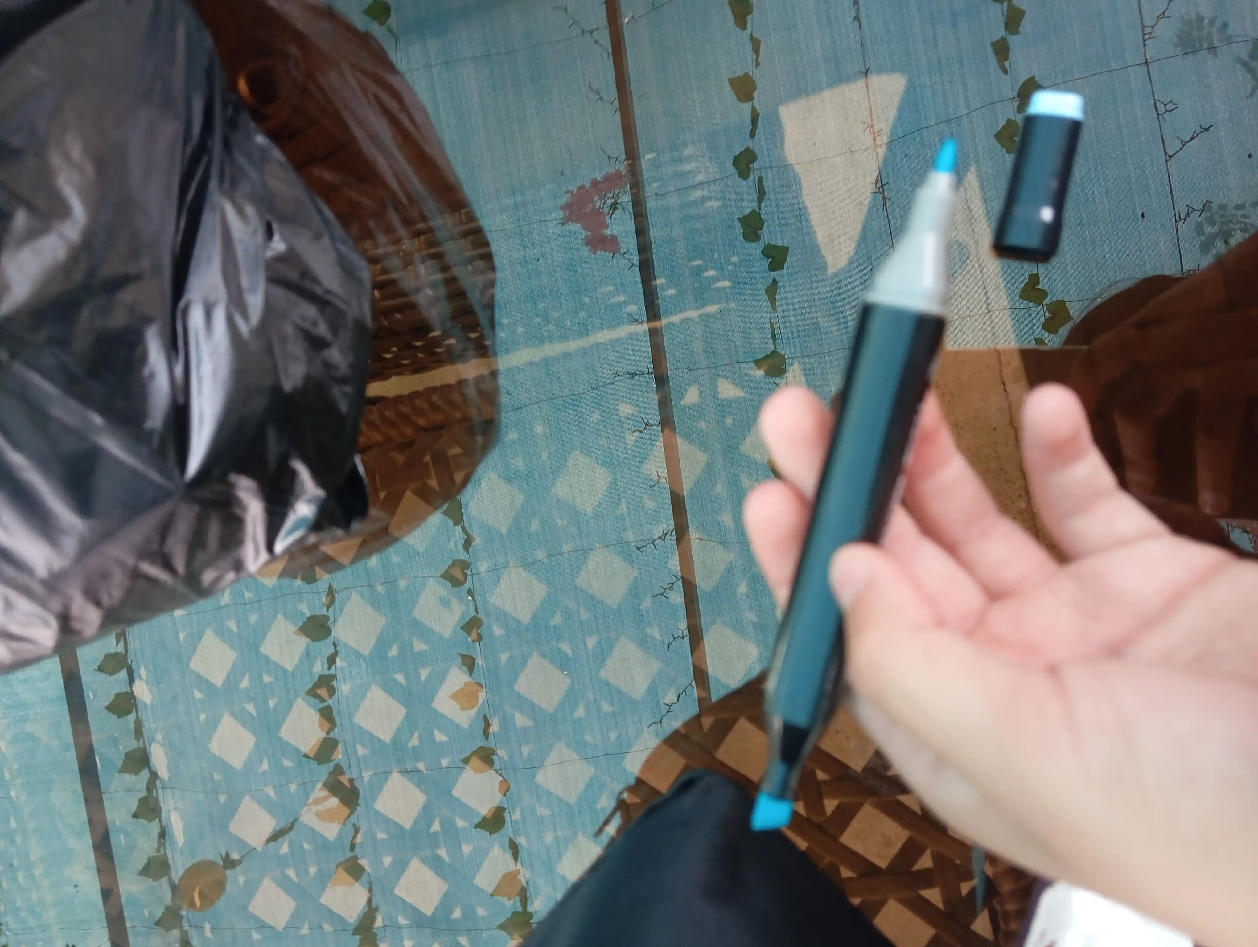 Ko'p rangli markerlar to'plami Touch, sketching uchun flomasterlar