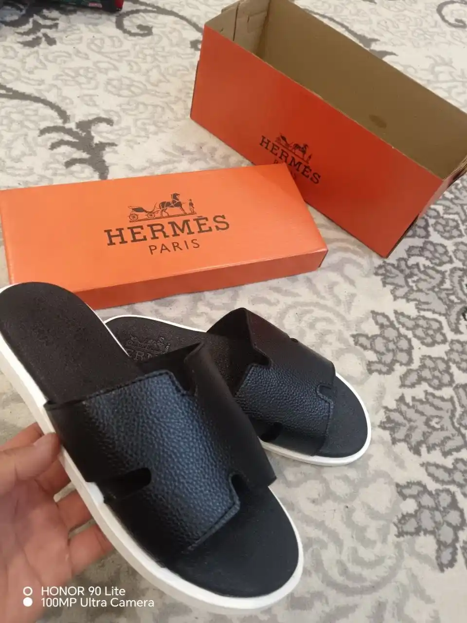 Мужские шлепанцы Hermes, Hermes для лета и весны, размеры 39-44