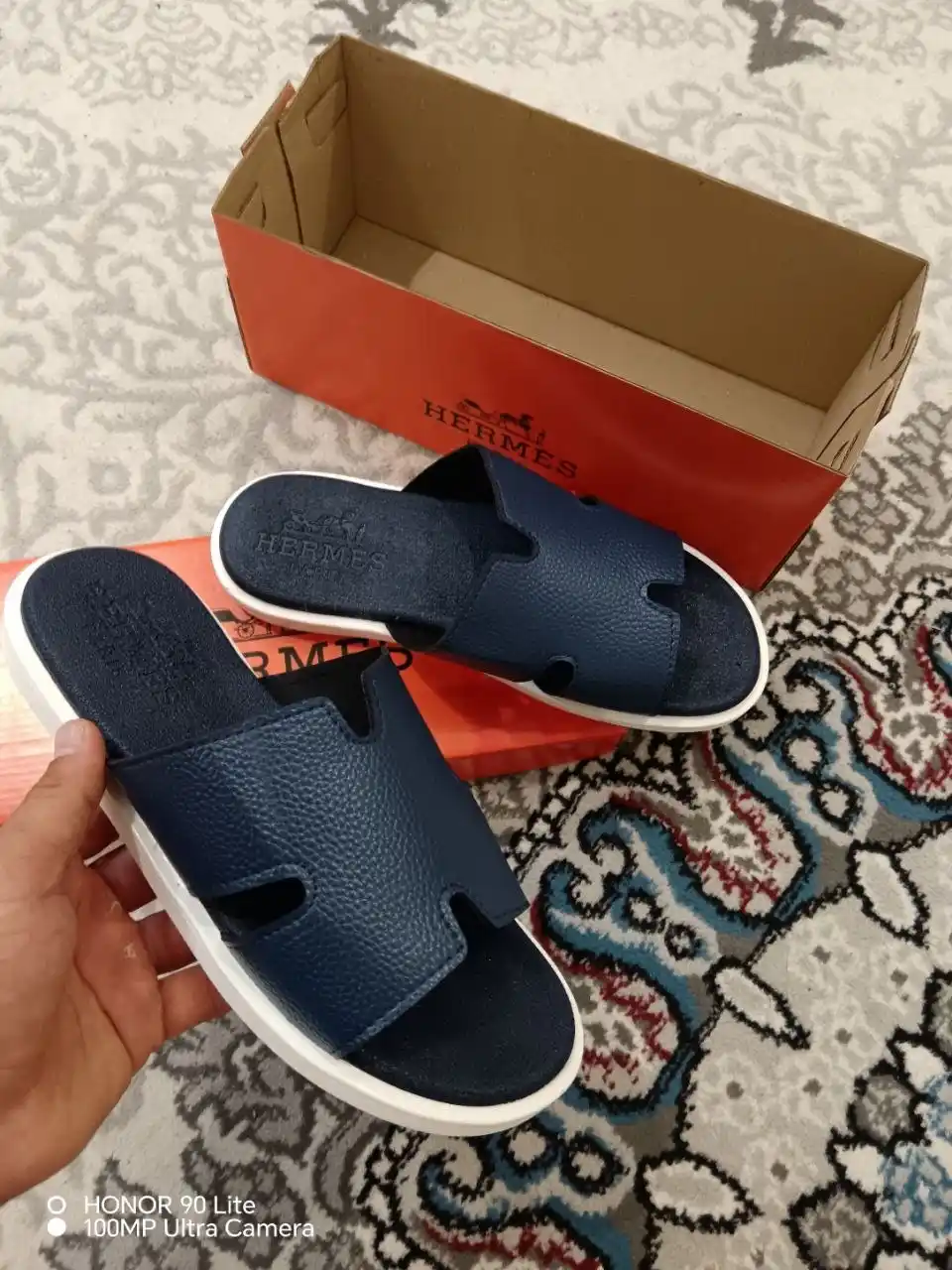Мужские шлепанцы Hermes, Hermes для лета и весны, размеры 39-44