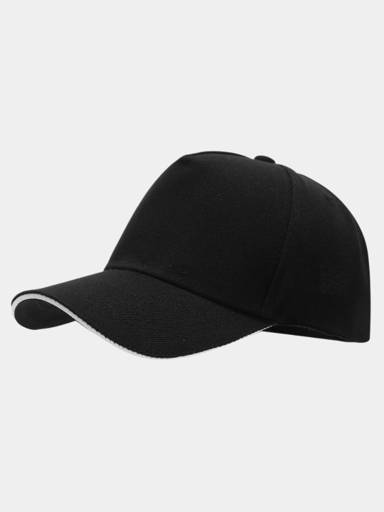 Zamonaviy unisex kepka beysbolka paxtali yozgi, o'lchami sozlanadigan, qopqoqli bosh kiyim
