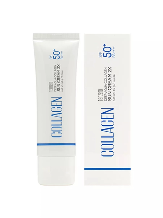Quyoshdan himoyalovchi kremi yuz uchun tinchlantiruvchi SPF50+ PA++++, Tenzero, 50 g