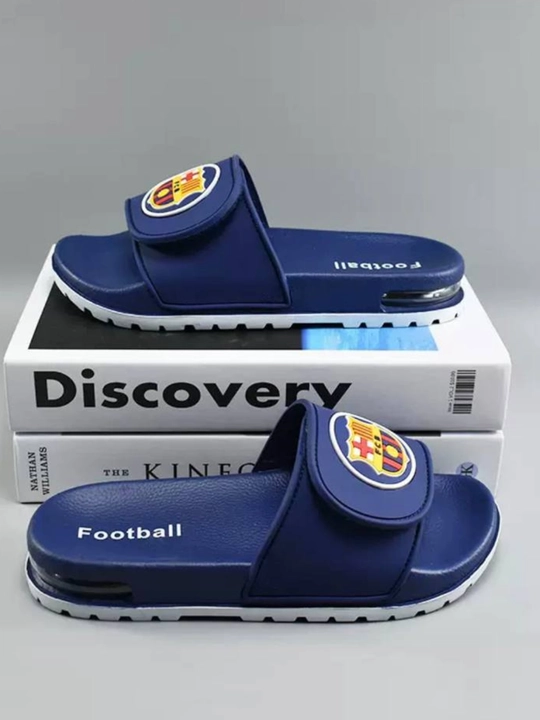 Erkaklar shippagi- Barselona futbol fanatlar uchun yozgi tapochka - 
