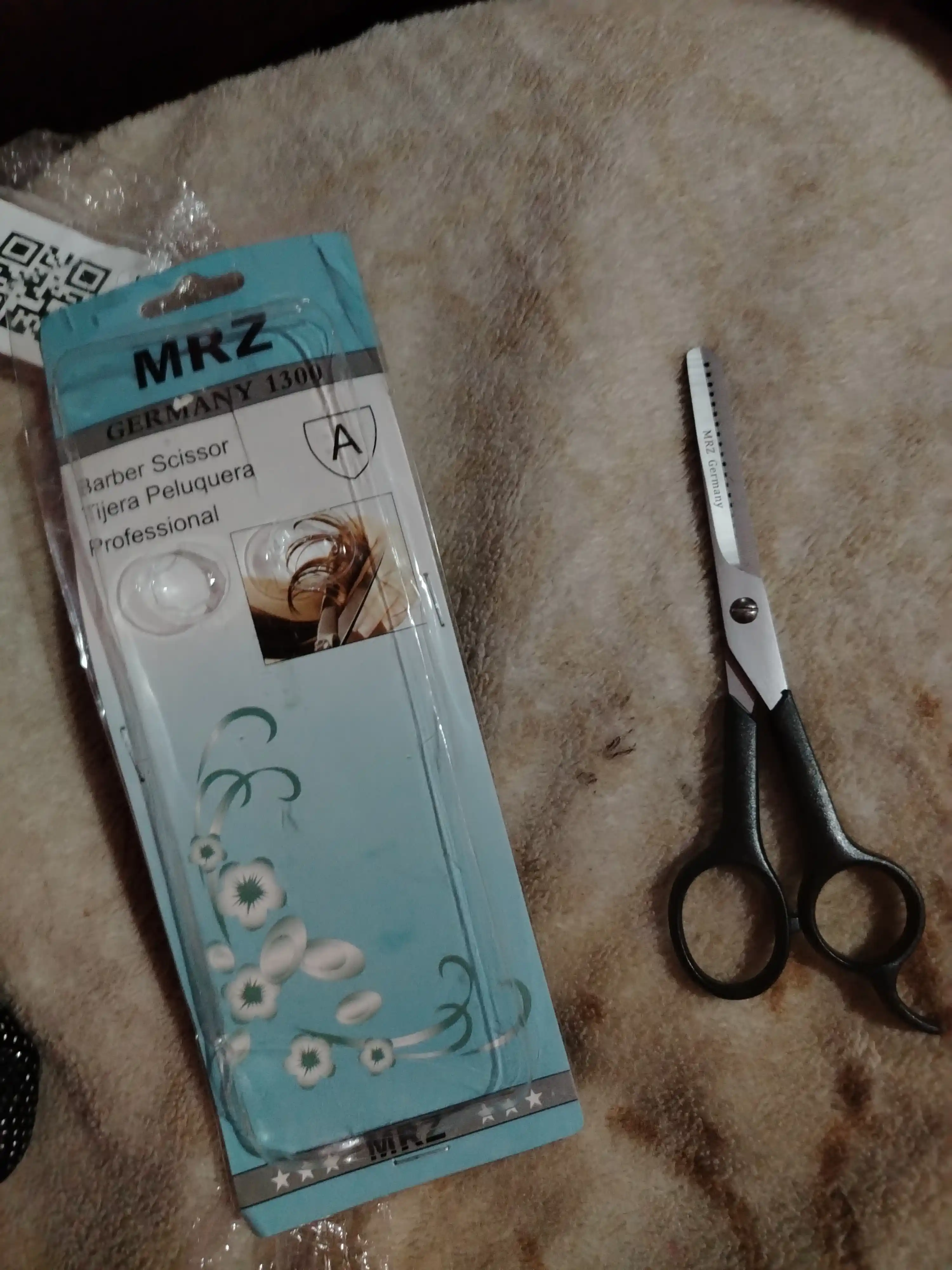 MRZ professional sartarosh qaychisi – zanglamaydigan po‘lat, qo‘lda charxlangan