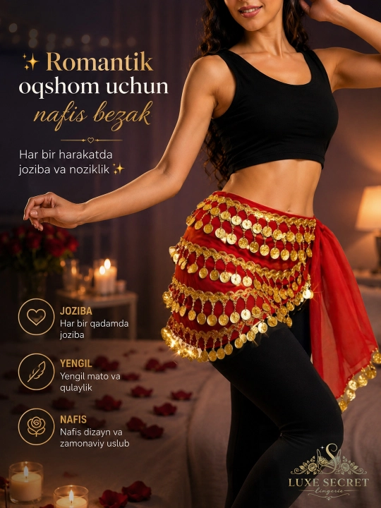 Tangali qorin raqsi kamari - 
