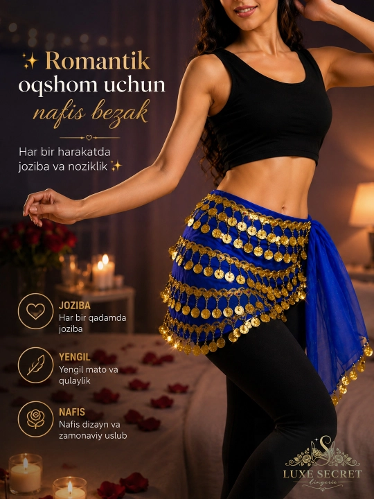 Tangali qorin raqsi kamari - 