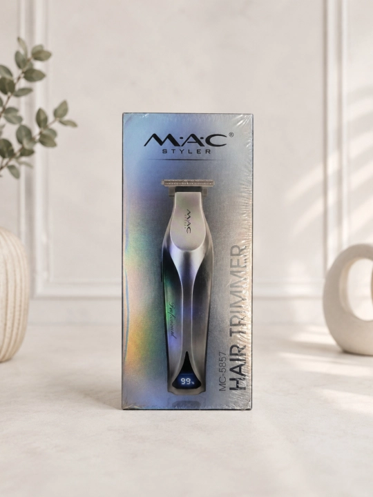 Simsiz soch olish mashinasi, MAC  LED displeyli soqol trimmer