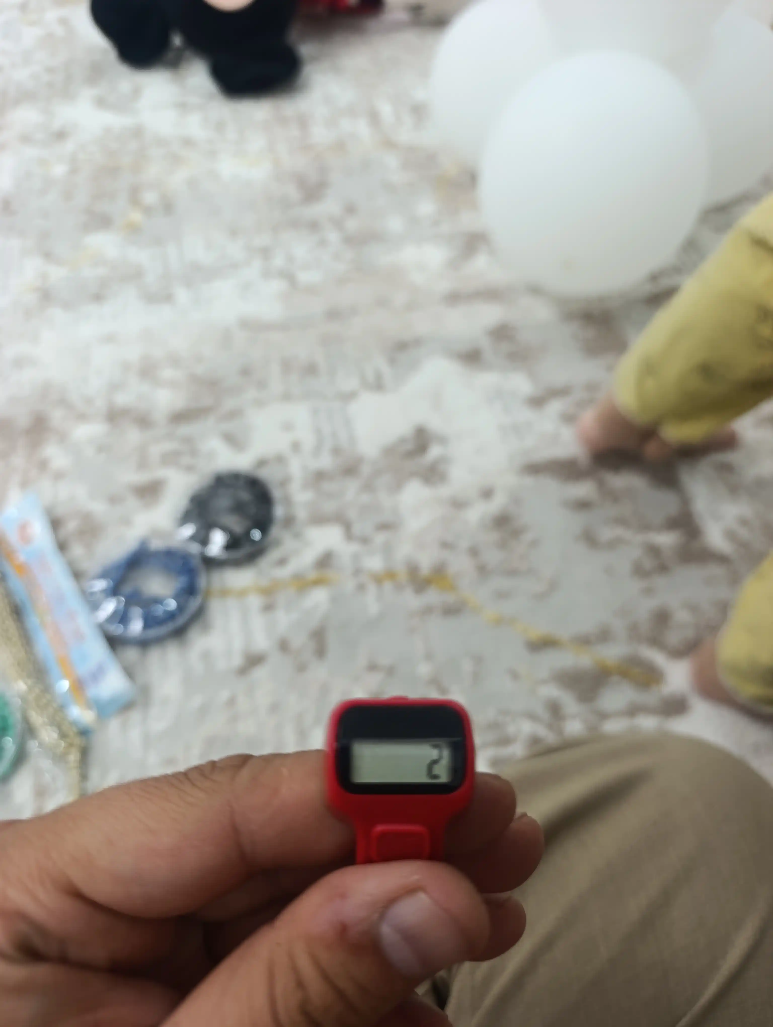 Elektron tasbeh zikr va istig'for uchun, 99999 gacha hisob, universal tasma, sovg'a uchun
