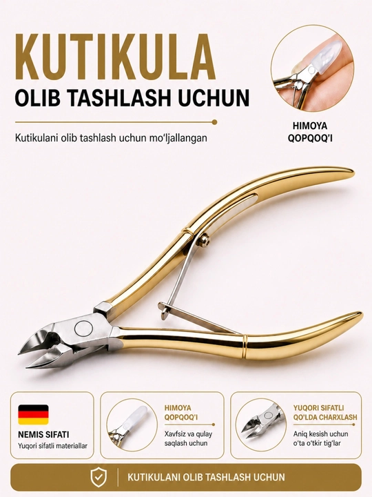 Manikyur uchun tirnoq va kutikula qisqichlari - 