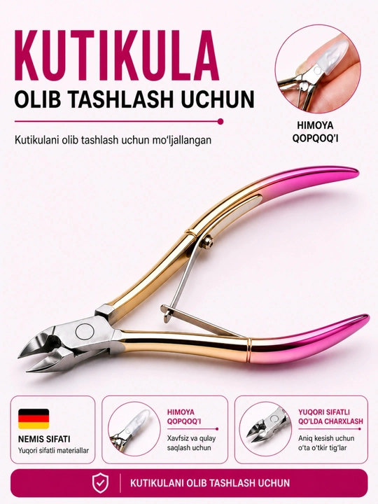 Manikyur uchun tirnoq va kutikula qisqichlari - 
