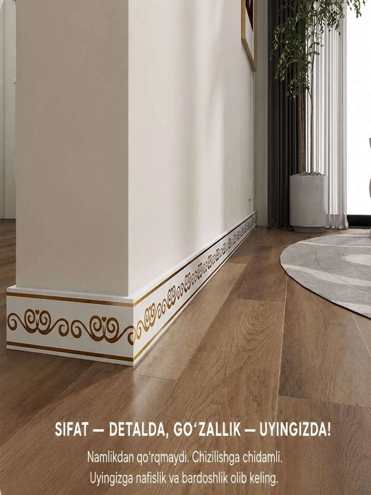 Devor, mebel va deraza uchun o‘zi yopishadigan dekor plyonka 10 sm x 5 m