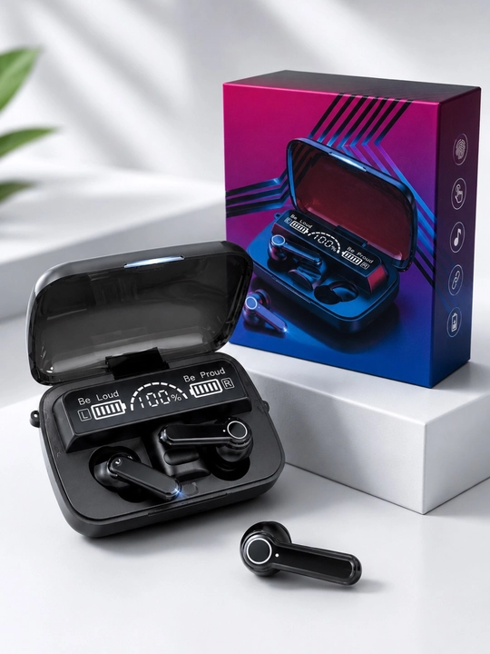 Simsiz naushnik Bluetooth 5.4 Hi-Fi stereo va sensorli boshqaruv, simsiz quloqchinlar