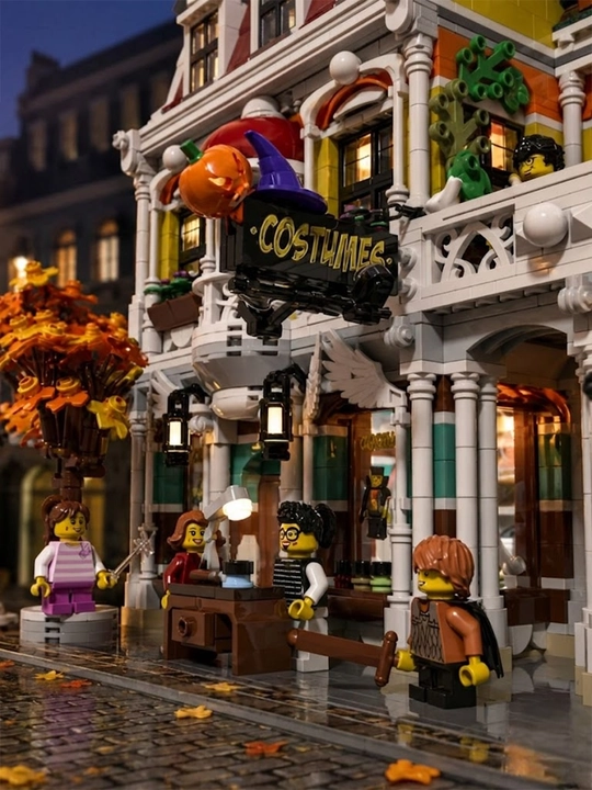 Katta Jiestar konstruktori Titanic Central Perk vokzal kitob do‘kon shahar binolari