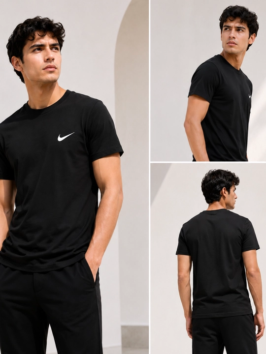 Nike qora erkaklar futbolkasi – zamonaviy va qulay 52/54/56 - 