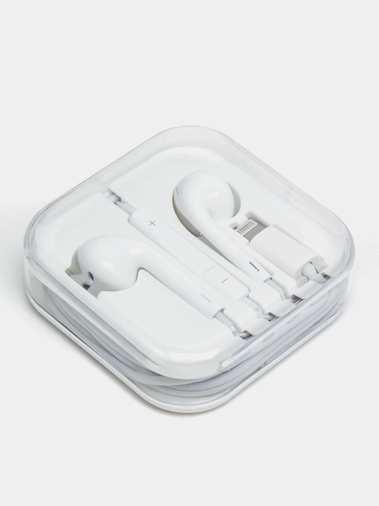 IPhone uchun simli quloqchinlar, (Pop-UP) mikrofon bilan, Lightning, Type-c, 3.5 mm Aux