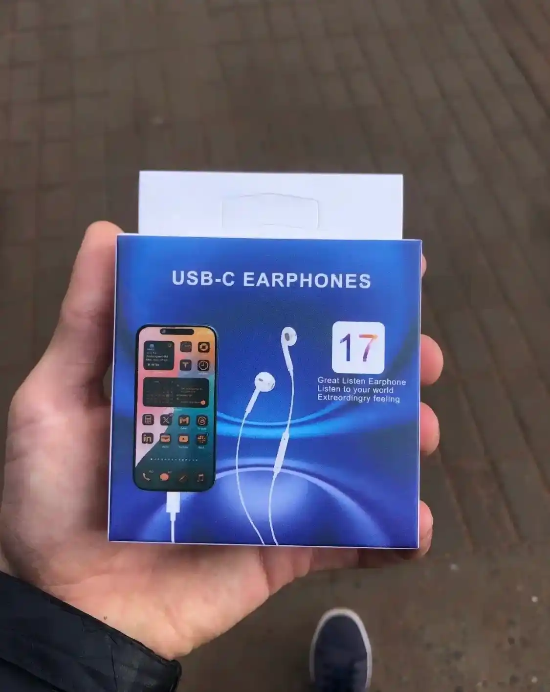 IPhone uchun simli quloqchinlar,naushniklar mikrafon bilan — type-c, lightning