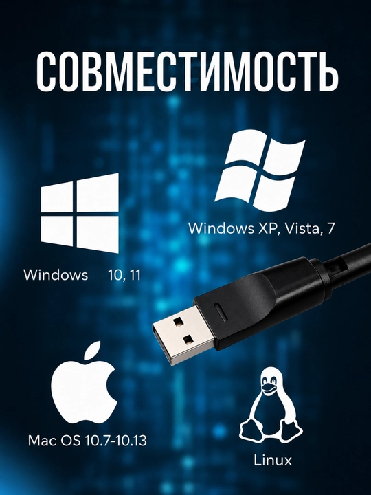 Мини USB WiFi адаптер 300 Mbps 802.11N, беспроводной сетевой приемник для ПК и ноутбука 