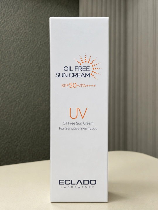Eclado SPF50+ Oil Free Sun Cream — Yog‘siz quyoshdan himoya kremi UV - 