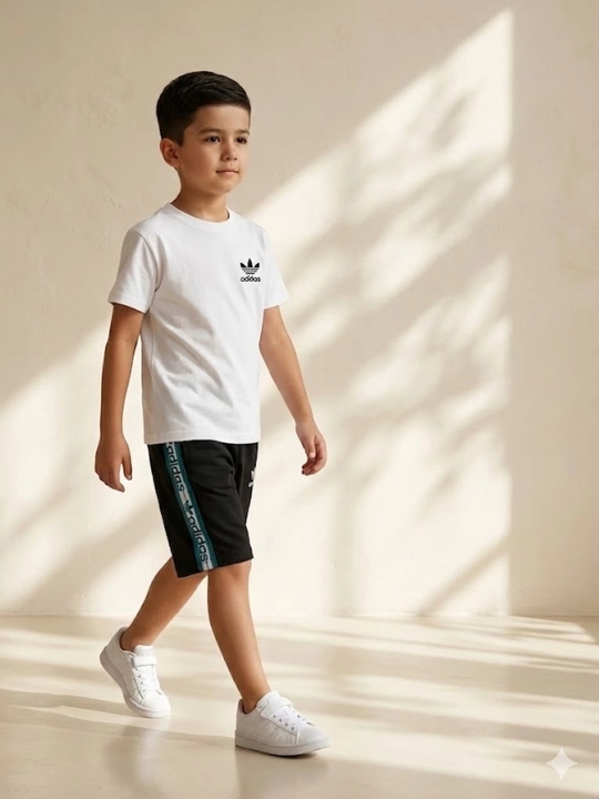 O‘g‘il bolalar sport kiyimi 7-10 yosh paxtali futbolka va shortik yozgi set