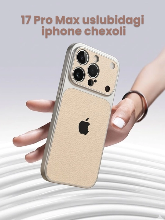 IPhone 17 Pro uslubida chexol iPhone Pro va Pro Max uchun - 