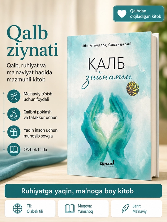 Qalb ziynati kitobi, Ibn Atoulloh Sakandariy, ma’naviy va ruhiy tarbiya haqida kitob - 