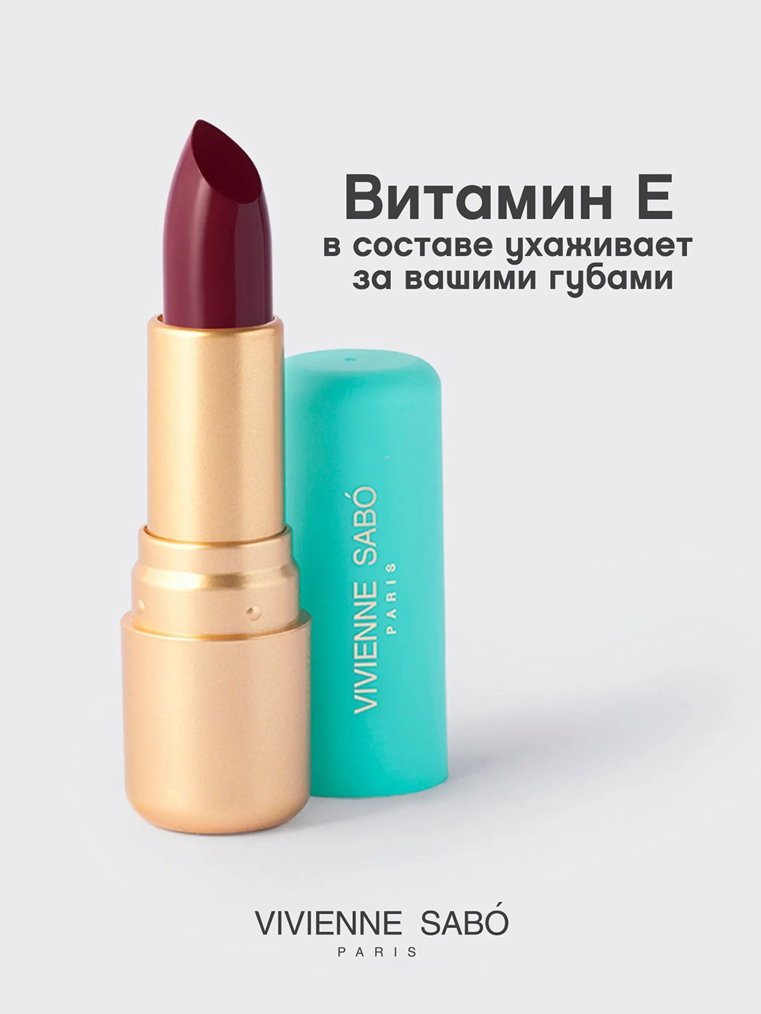 Помада для губ Vivienne Sabo Nude Createur, тон 20 сливовый, 4 г