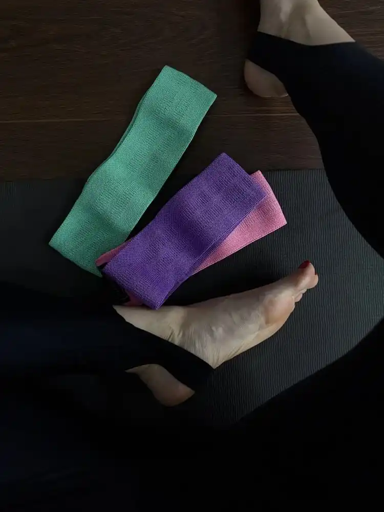 3 dona matoli фитнес rezinka to‘plami sport, yoga va mashqlar uchun