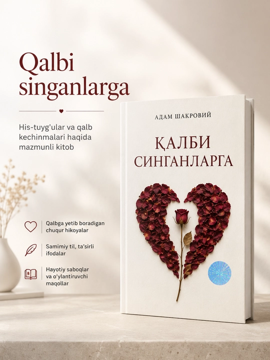 «Для разбитых сердец», Адам Шакровий, книга о чувствах, душе и переживаниях - 
