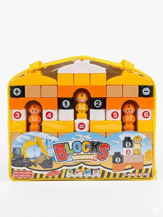 Детский конструктор, blocks игрушка, строительные блоки, обучающая игра - 