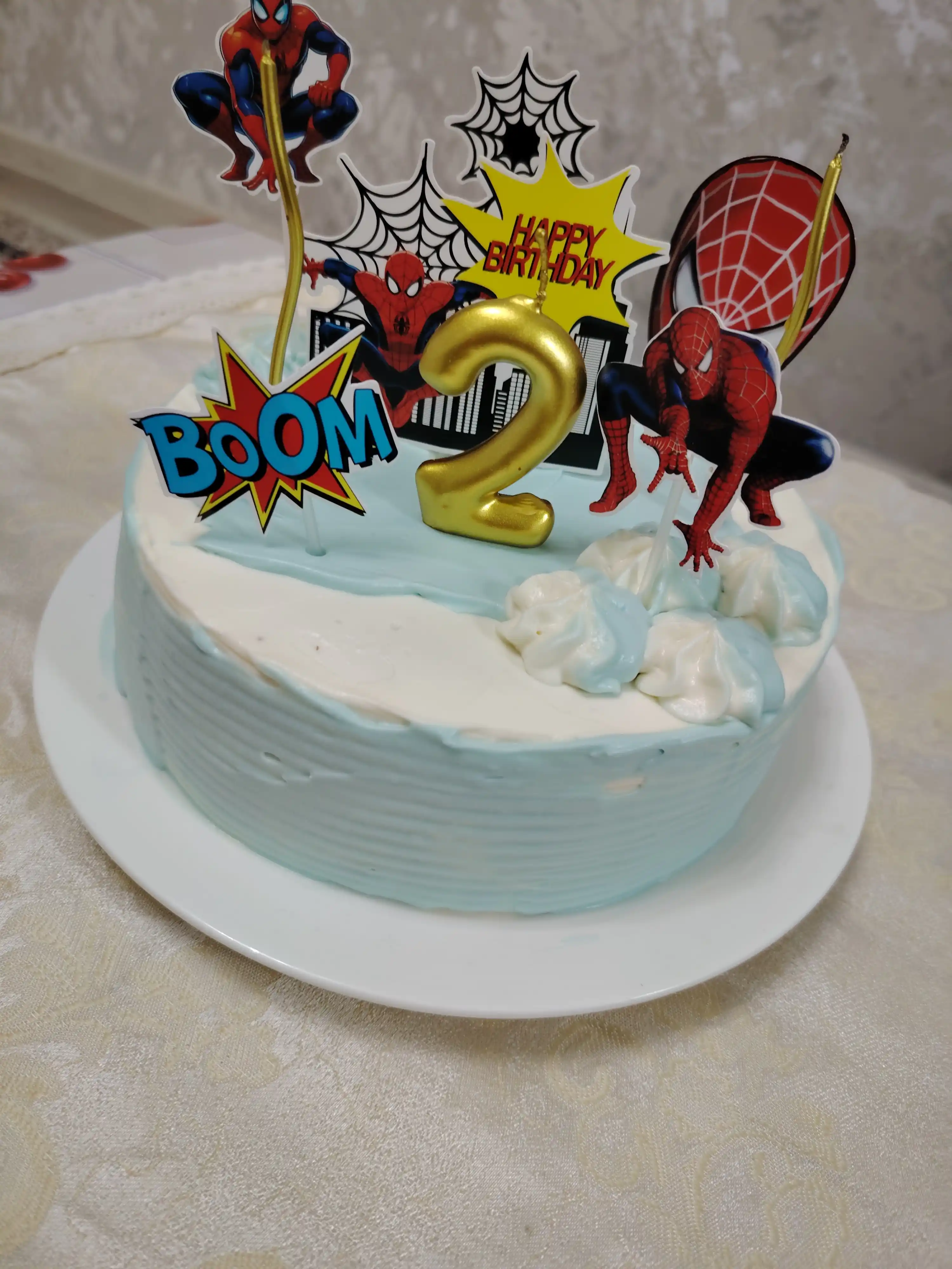 Tort uchun topper to‘plami Spider-Man, O‘rgimchak odam bayram bezagi