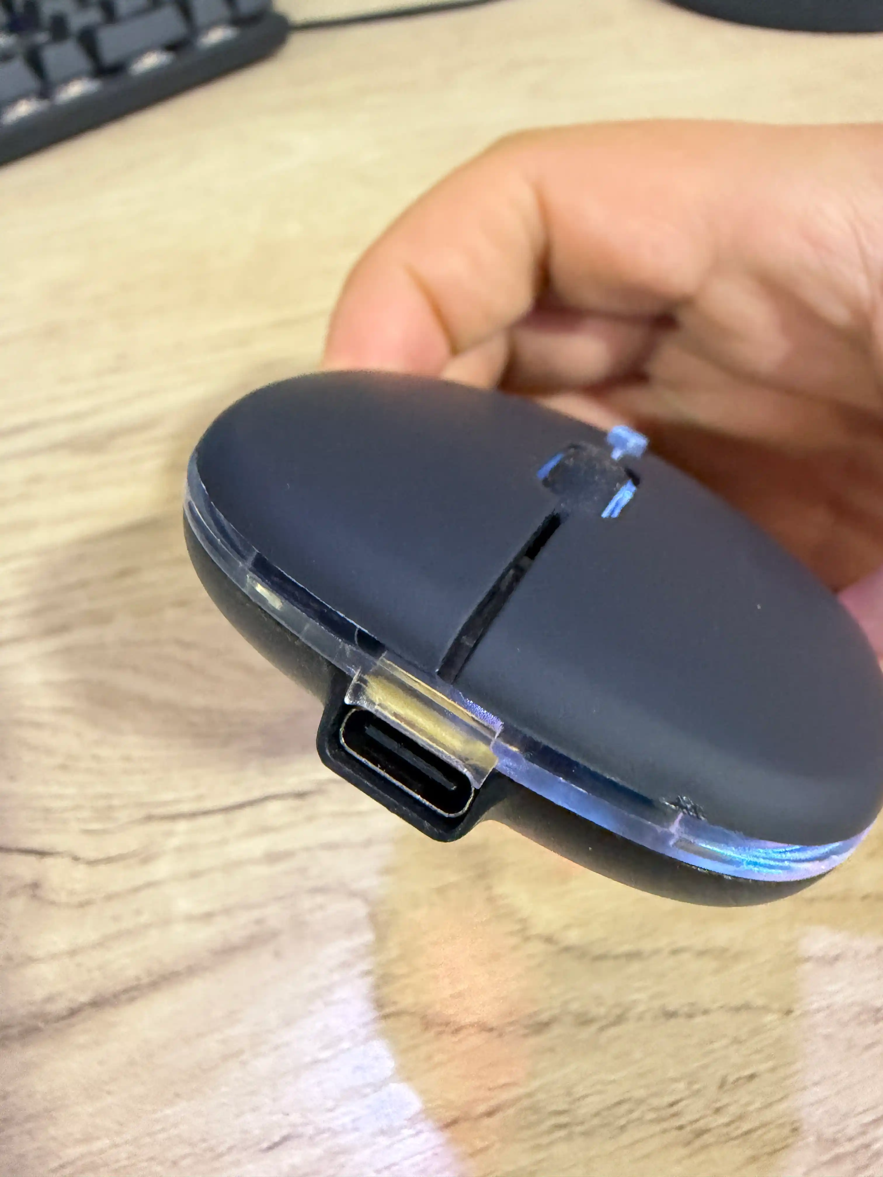 Компьютерная мышь Bluetooth + 2.4Ггц с аккумулятором и RGB-подсветкой