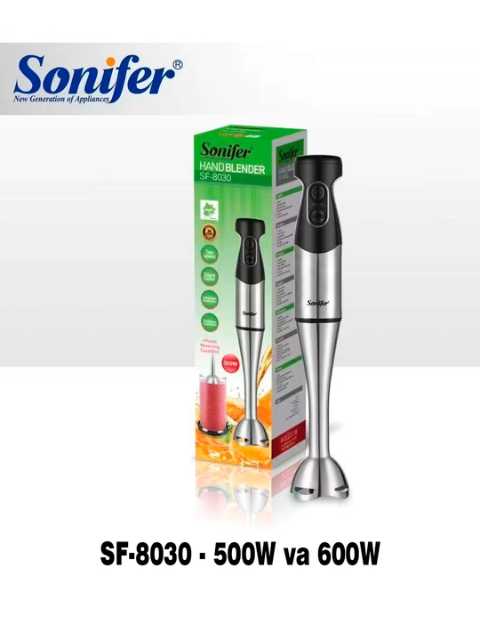 Sonifer botma blenderi, chopper, mikser, maydalagich - 4 tur, 1200 Vt gacha