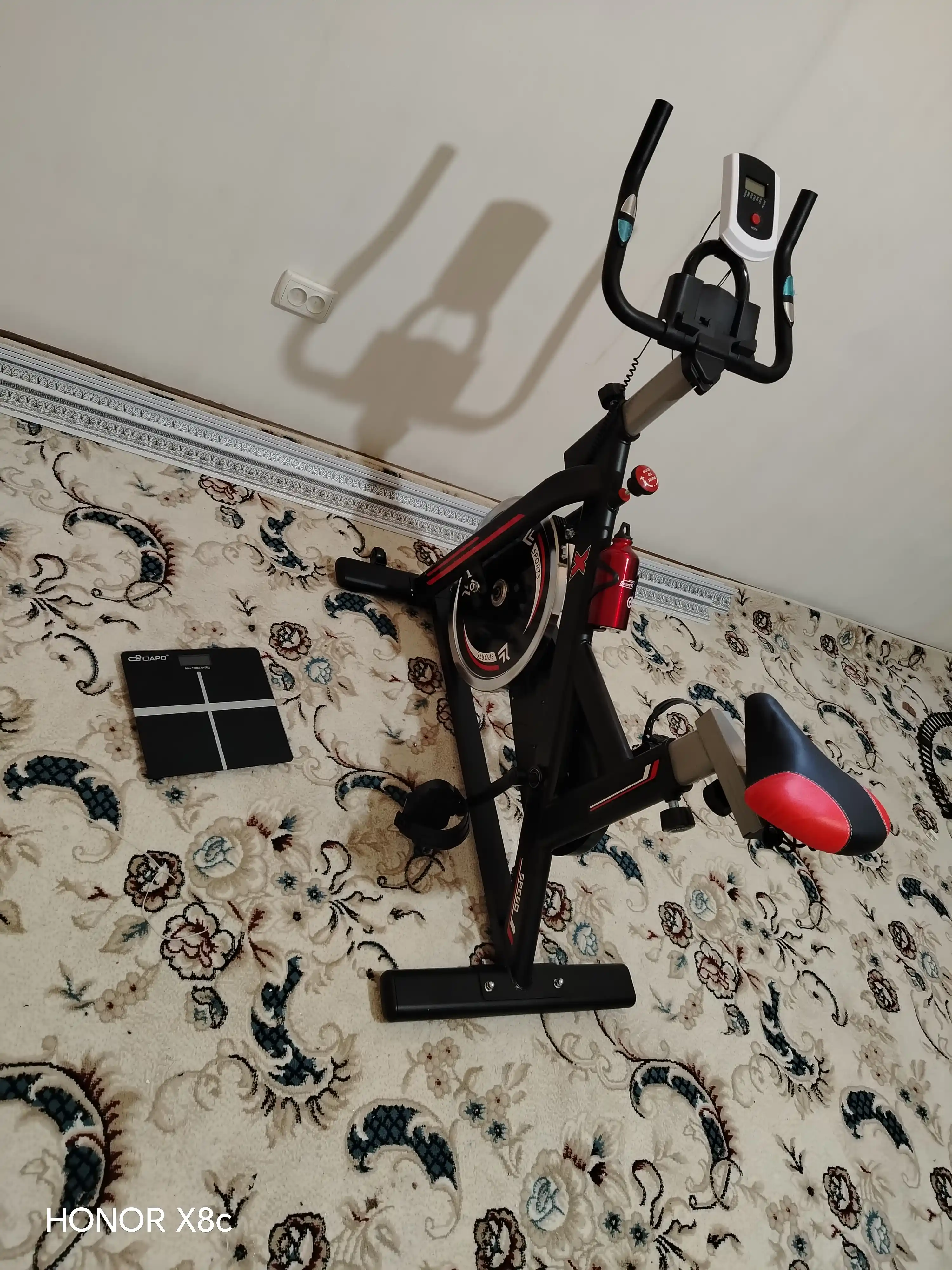 Uy va zal uchun velotrenajyor, mini, ixcham ES-01, 120 kg