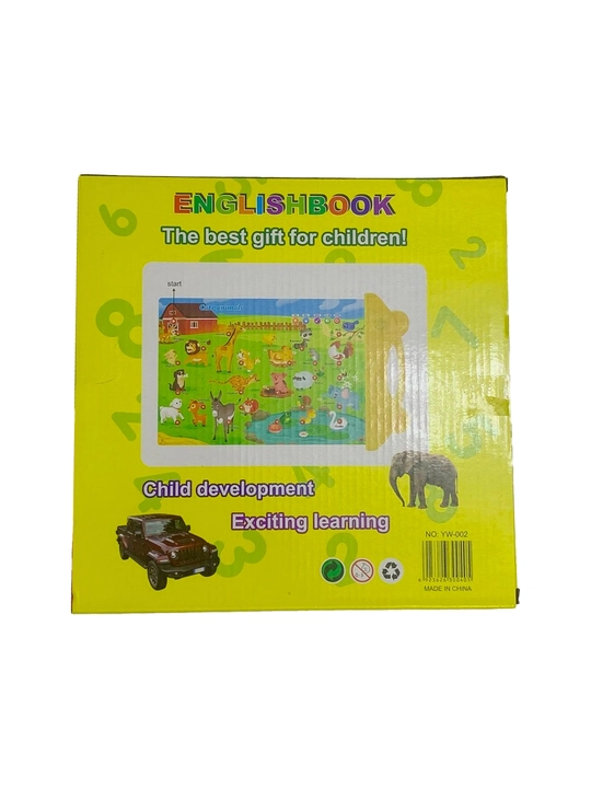 Говорящая обучающая книга для детей English Book звуковая интерактивная