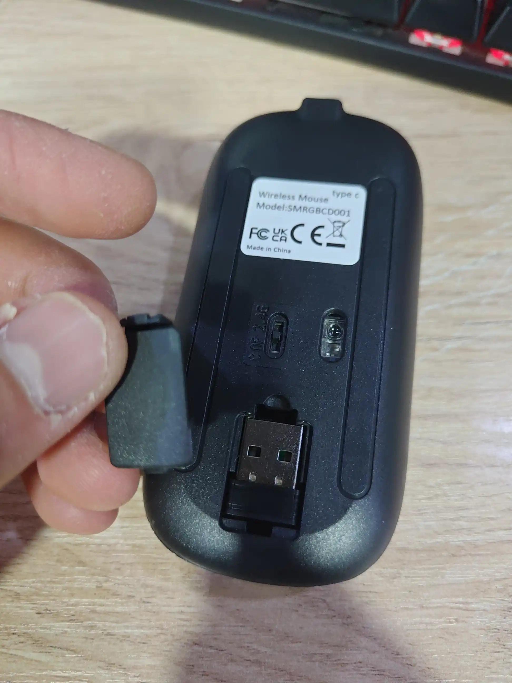 Компьютерная мышь Bluetooth + 2.4Ггц с аккумулятором и RGB-подсветкой