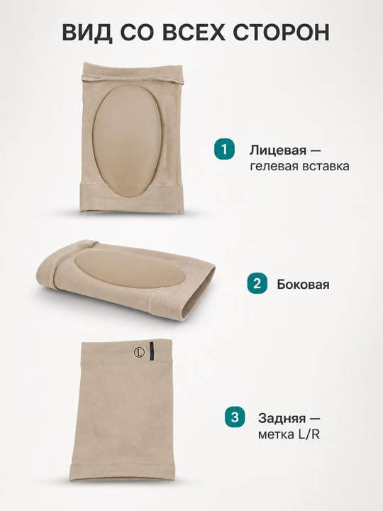 Ортопедические стельки силикон — амортизация, супинатор, унисекс