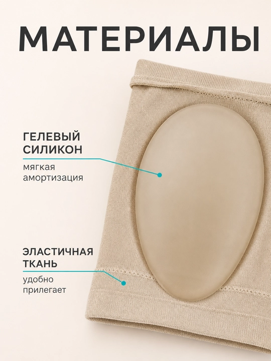 Ортопедические стельки силикон — амортизация, супинатор, унисекс