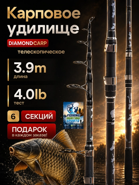 Удилище карповое - 