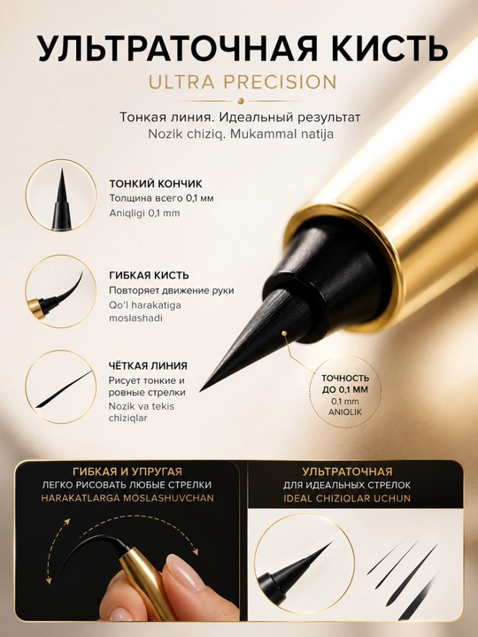 Подводка-фломастер для глаз,  MAYCHEER Waterproof Eyeliner Wonder Drawing