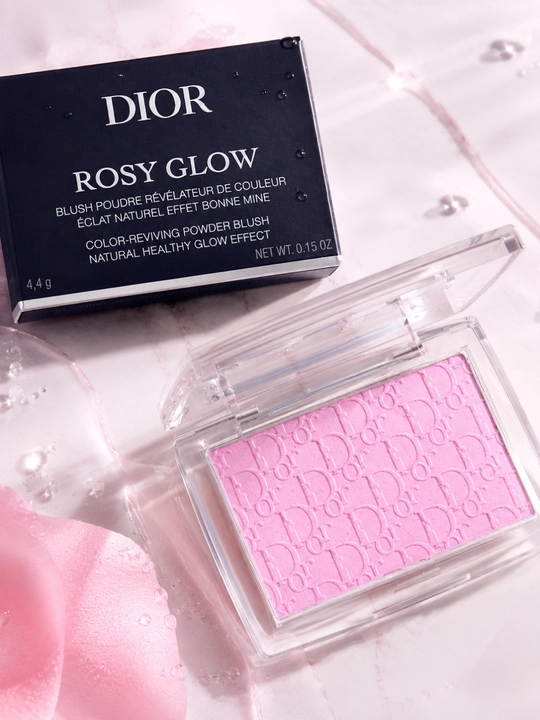 Румяна Dior Rosy Glow 001 PINK-естественный румянец, сияющий оттенок, легкая текстура